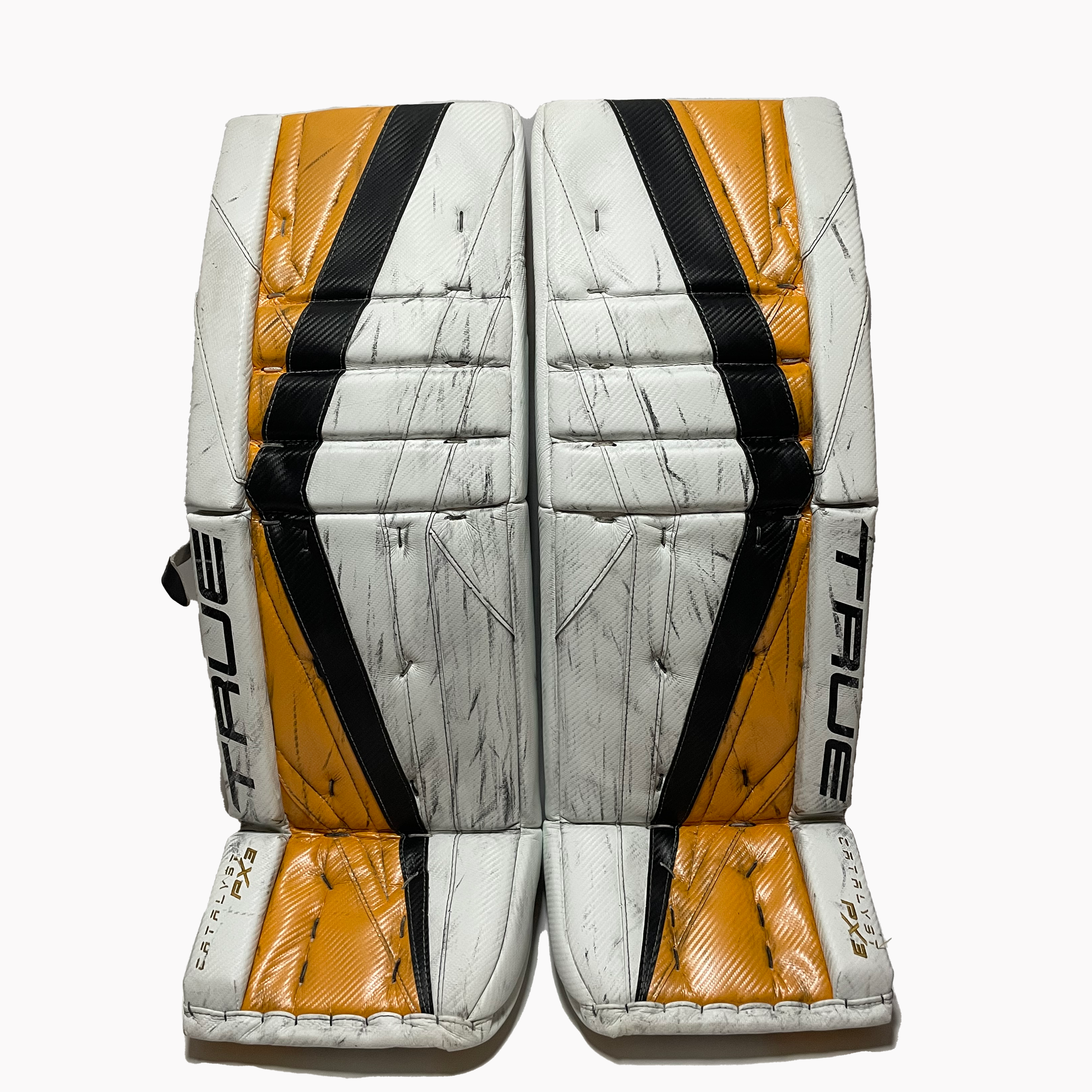 True Catalyst PX3 - Ensemble de gardien de but Pro Stock d'occasion (blanc/jaune/noir)